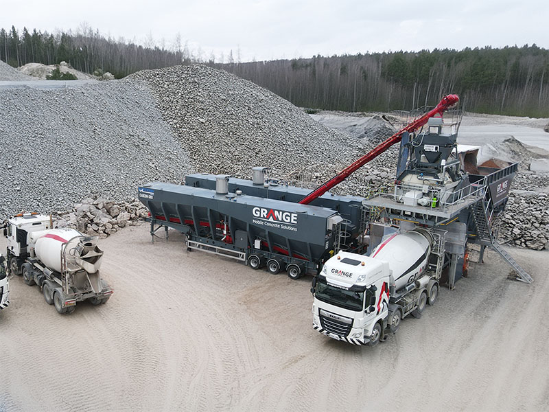 Mobile Batching Plant on Site Cabragh Eng