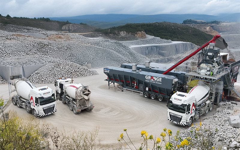 Mobile Batching Plant on Site
