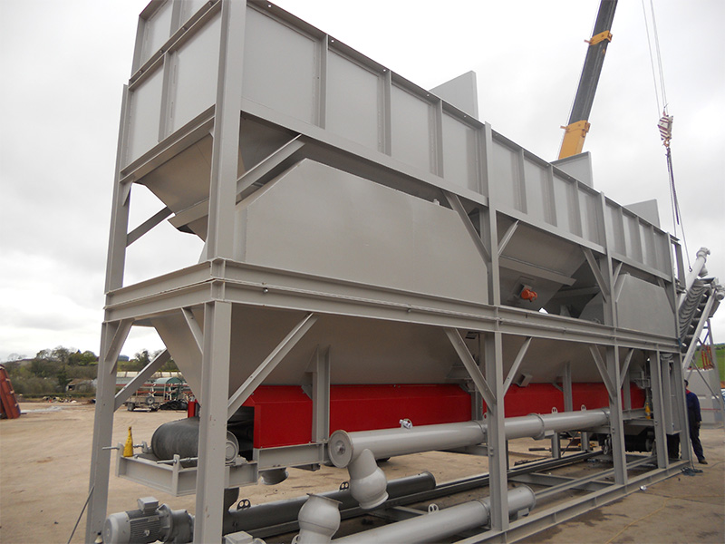 Dry Batching Plant Aggregate Storage Cabragh Engineering