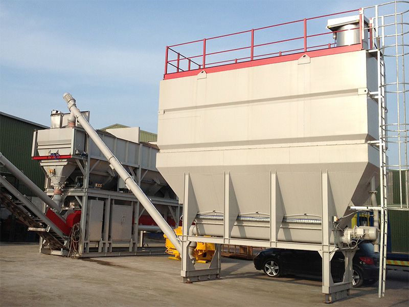 Dry Concrete Batching Plant Hopper System Cabragh